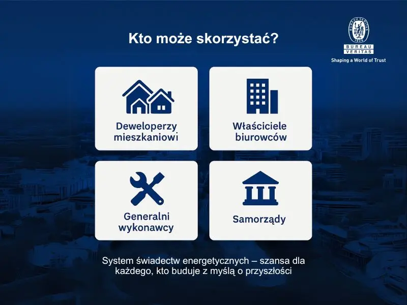 Jak wykorzystać system świadectw efektywności energetycznej do tańszej budowy biurowców i osiedli? 2 swiadectwaefektywnoscienergetycznej dlakogo